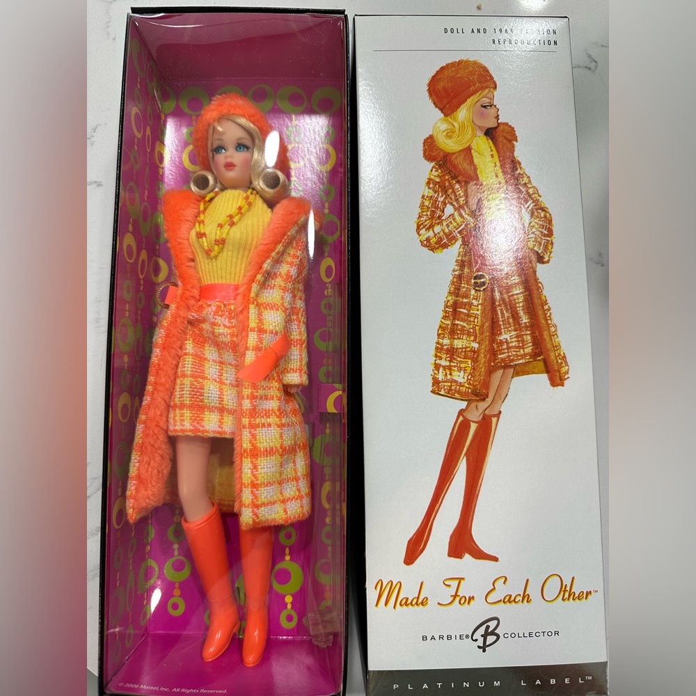 Mattel Made For Each Other Barbie 2006  Platinum Label J9588 #49 Of 600 Made!